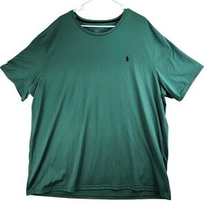 Polo Ralph Lauren Performance T-Shirt Mens 3XB Green Athletic Short Sleeve Tee